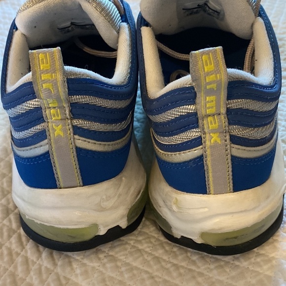 Nike Air Max 97 OG Atlantic Blue Voltage Yellow - Dq9131-400 - Picture 3 of 8